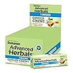 From the Makers of Dramamine, Advanced Herbals, Ginger Chews, Nausea Relief Soft Chews Lemon-Honey-Ginger, 6 Count, 12 Pack