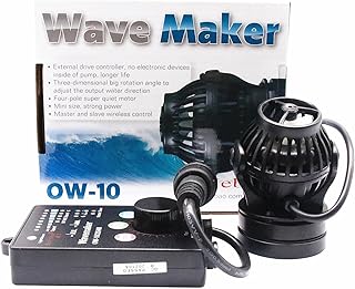 Jebao OW-10 Wave maker Pump for Aquarium Marine Reef Fish Tank, 12W,130-1056 GPH