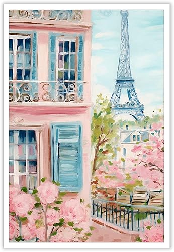 Miniatura 21 de Lienzo decorativo de pared costero retro, camino de playa floreciente con flores silvestres, decoración de pared playera pastel para estética