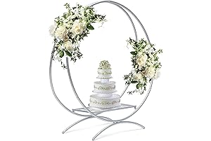 2-Tier Round Wedding Arch Cake Stand