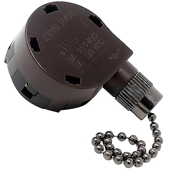 ZE-268S5 ZH 4 Speed 5 Wire Pull Chain Ceiling Fan Switch