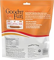 Vista 2 de Good 'n' Fun Masticables de Costillas de Triple Sabor para Todos los Perros, 12 Onzas, Consiente a tu Perro con Masticables de Larga Duración Hechos