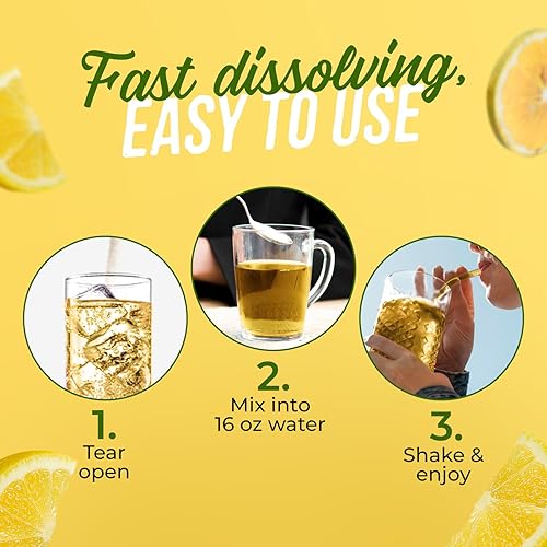 Miniatura 22 de JUNP Paquetes de electrolitos en polvo sin azúcar para agua, paquetes de hidratación instantánea con sal y potasio, cero calorías, sin