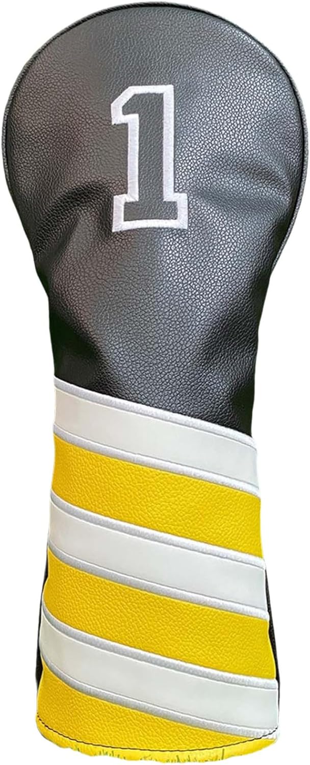 Linjinx Basic Styled Club Head Cover Reliable Protective Sleeve Practical Golfing Accessory