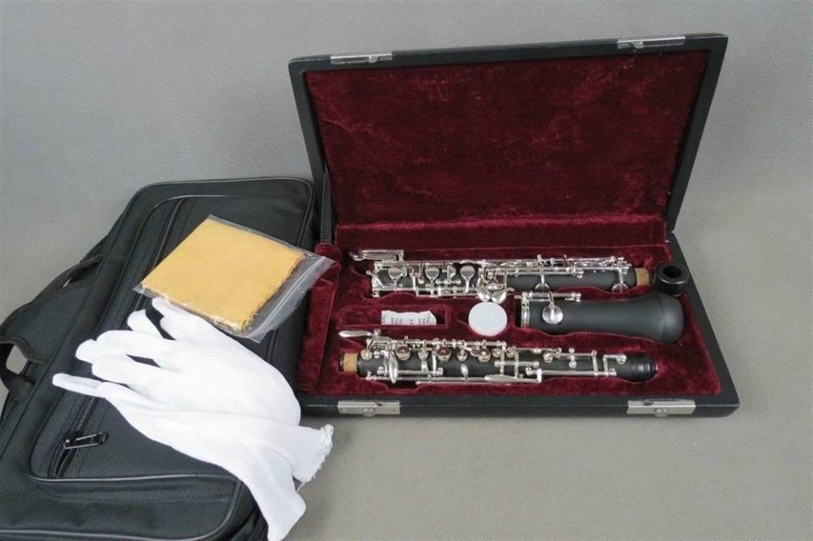 Strumento Oboe Professionale Advanced Oboe C Key Semiautomatico in Legno Composito Aboe Principiante di Oboe