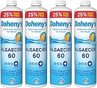 Vista 1 de Doheny's Algicida 60 Grado profesional, sin metales y sin espuma Previene todo tipo de algas Sin manchas ni turbias Seguro para piscinas