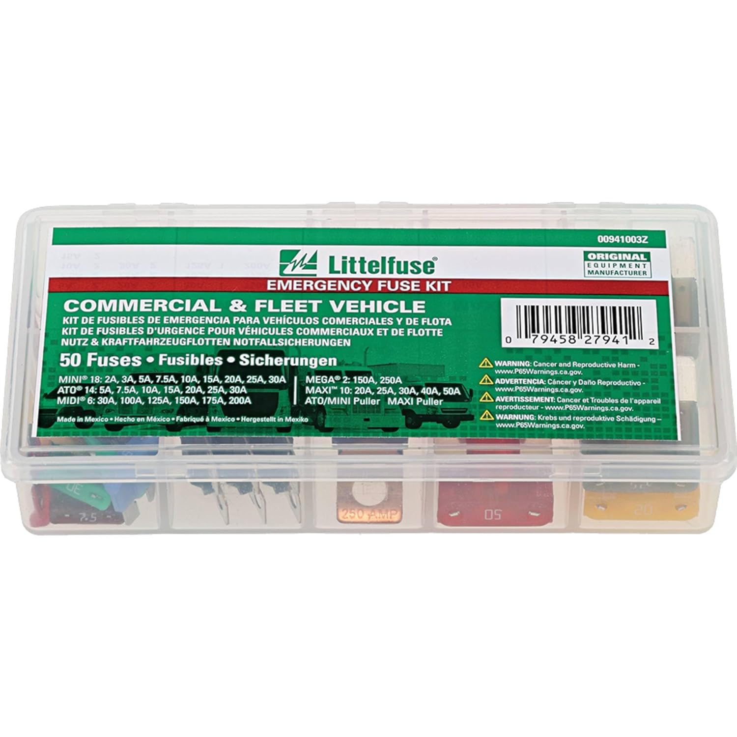Total Power Parts LTF-00941003Z Fuse Assortment Compatible with/Replacement for Littelfuse 00940561ZPA