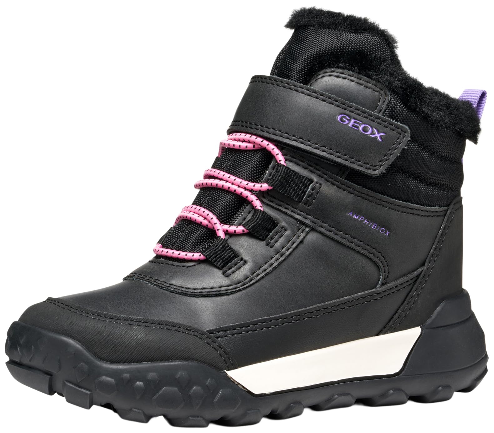 Geox J Trekkyup Girl B Ab, Stivale alla Caviglia Bambine e Ragazze