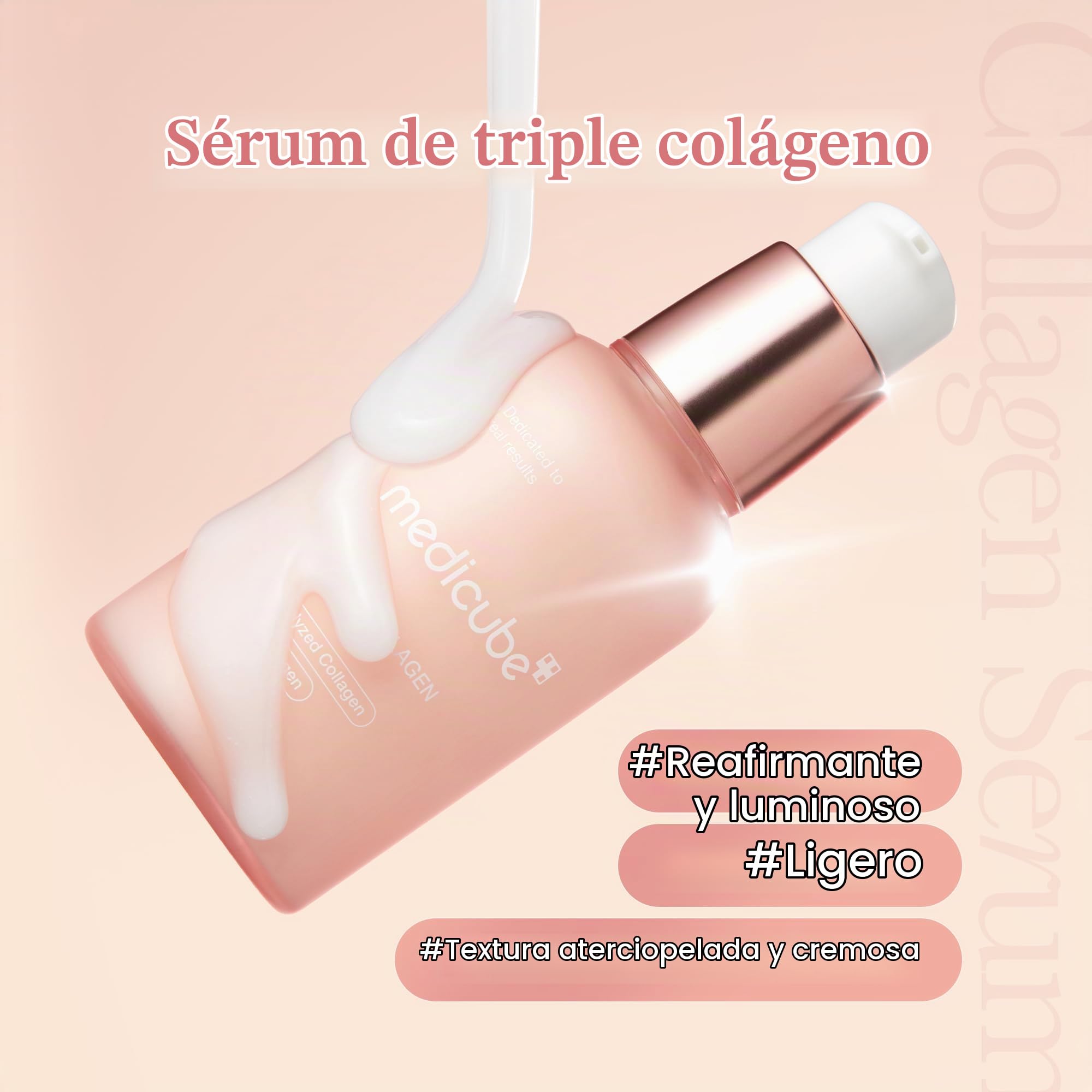 medicube Set de Cuidado de la Piel Triple Colágeno: Triple Colágeno Crema, Sérum, Tónico