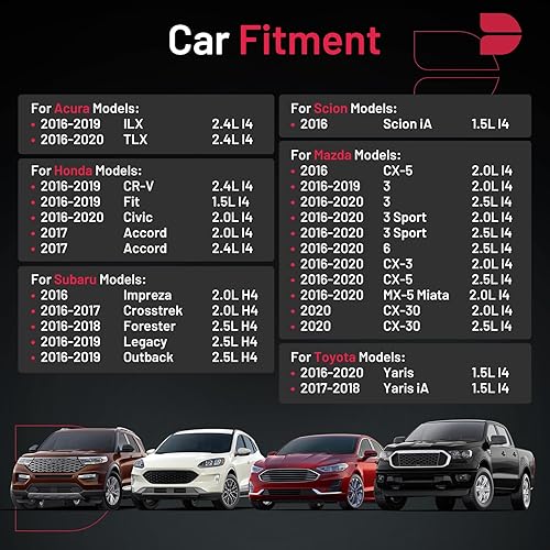 Miniatura 9 de BDFHYK Juego de 6 bujías de iridio compatibles con Hyundai Infiniti Kia Nissan Scion Suzuki, 1.8L 2.0L 2.4L 2.5L 2.7L 3.5L 3.8L 4.0L 4.5L 4.6L 5.6L
