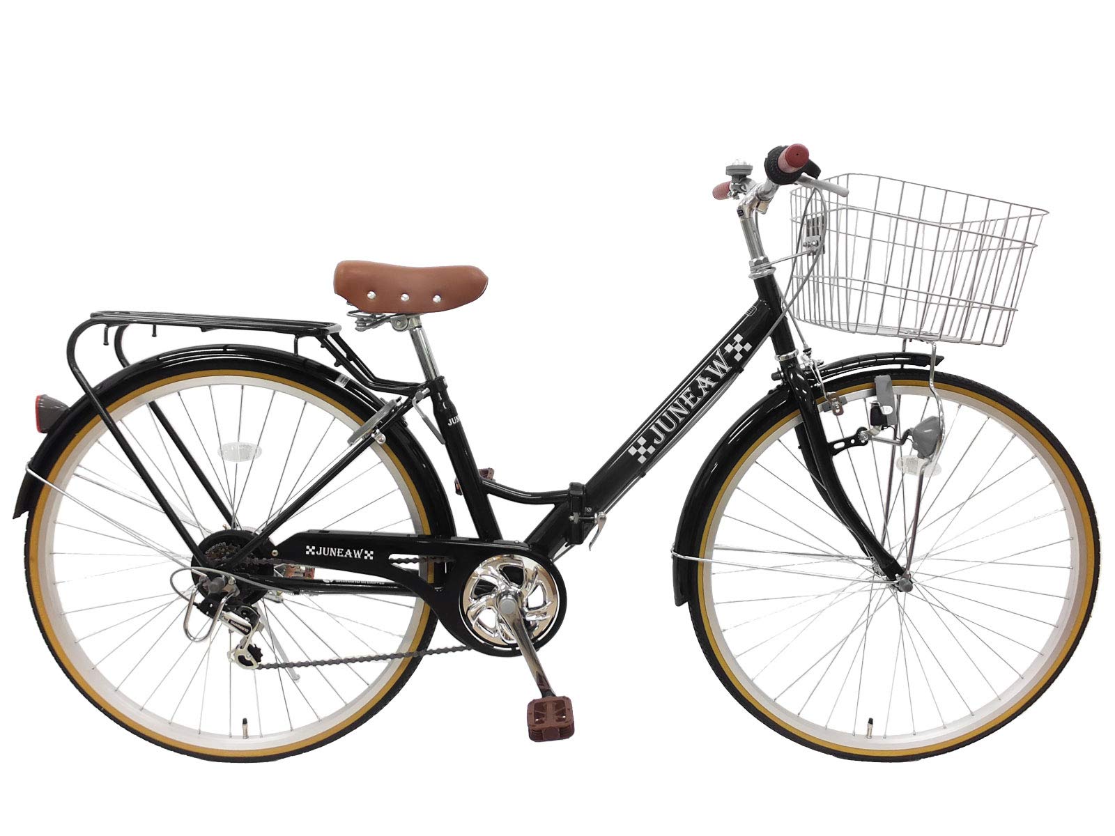 Amazon | チャリンクス 27インチ 折りたたみ自転車 シティサイクル 