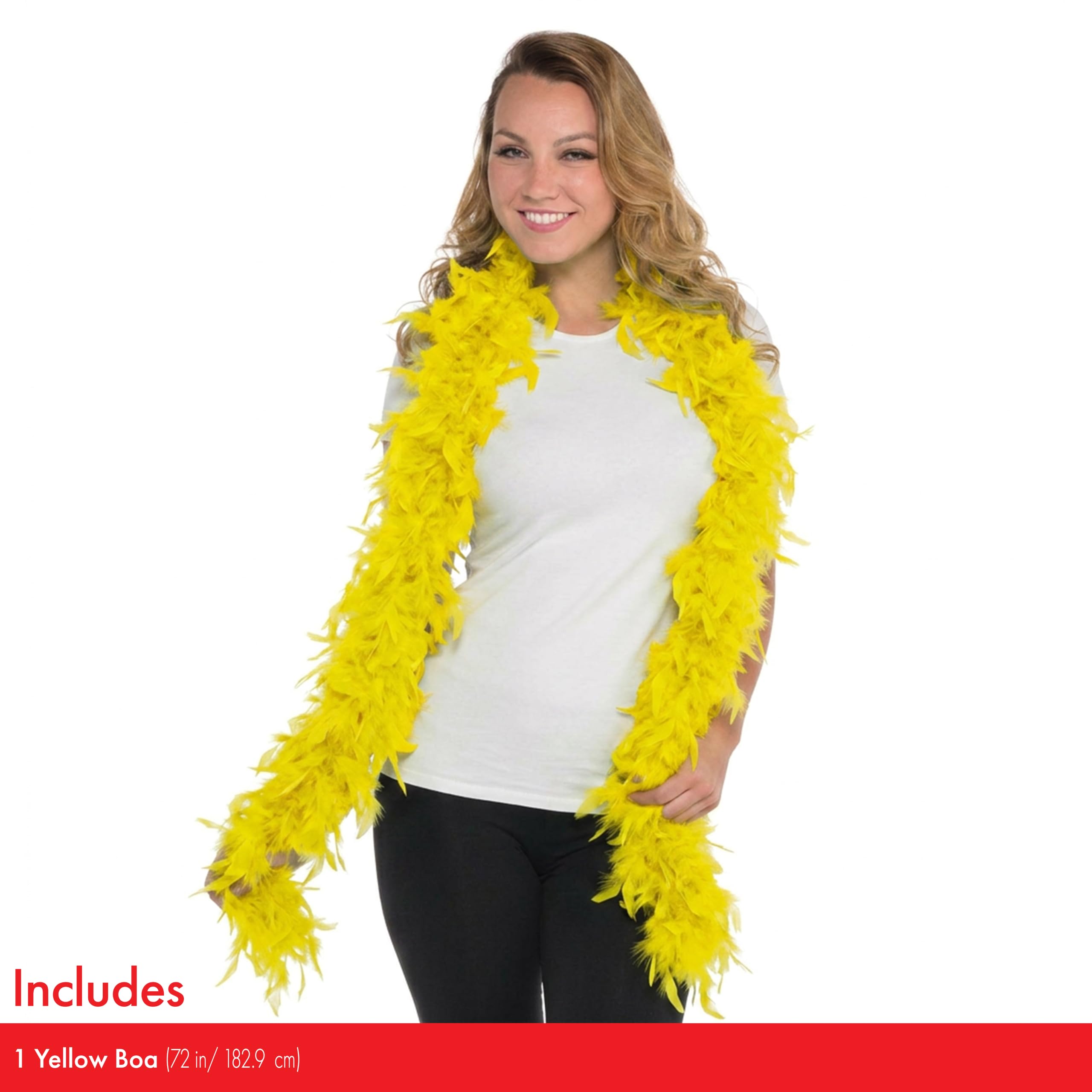 Amscan International Ltd Boa Accessoire de fête, Jaune