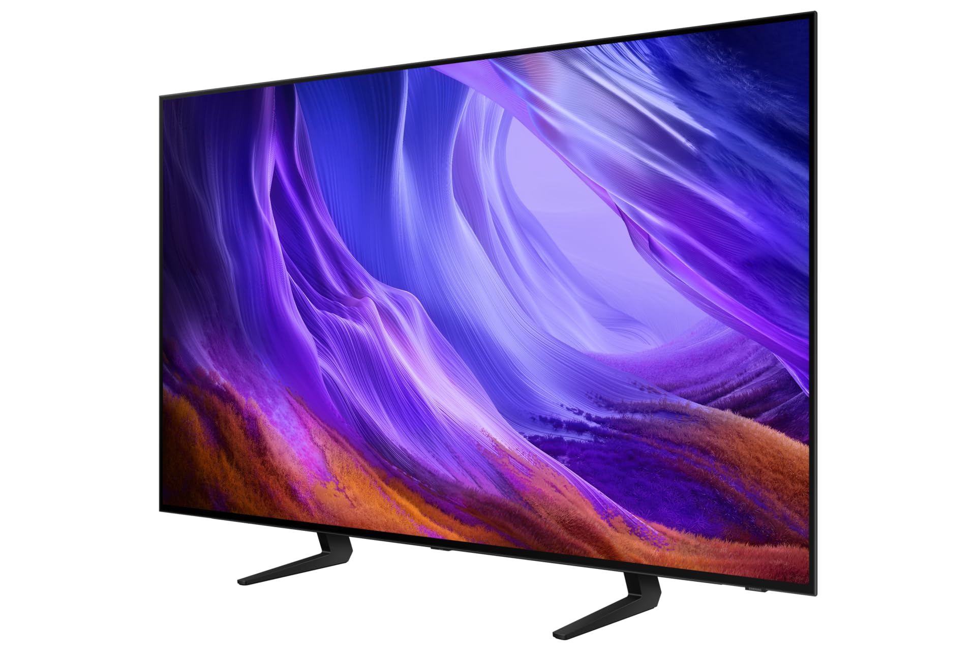 Samsung OLED S85H 4K 48 pulgadas TV hasta 120 Hz, antirreflejos con Glare Free, diseño FloatLayer OLED con marco de metal, montaje en pared al ras Dolby Atmos, AI Companion, Smart TV