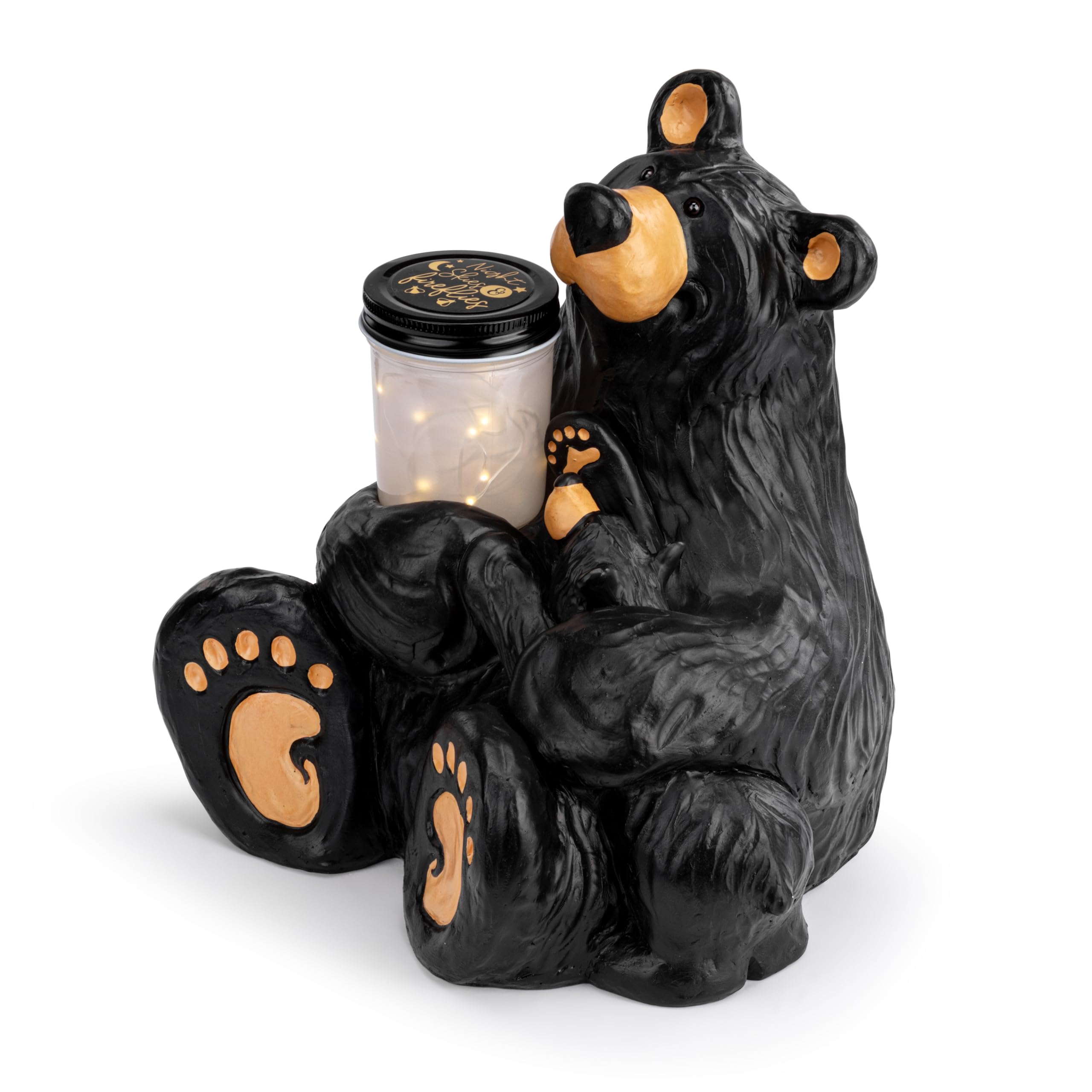 DEMDACO Bearfoots by Jeff Fleming Magical Night Black Bear 10.5 x