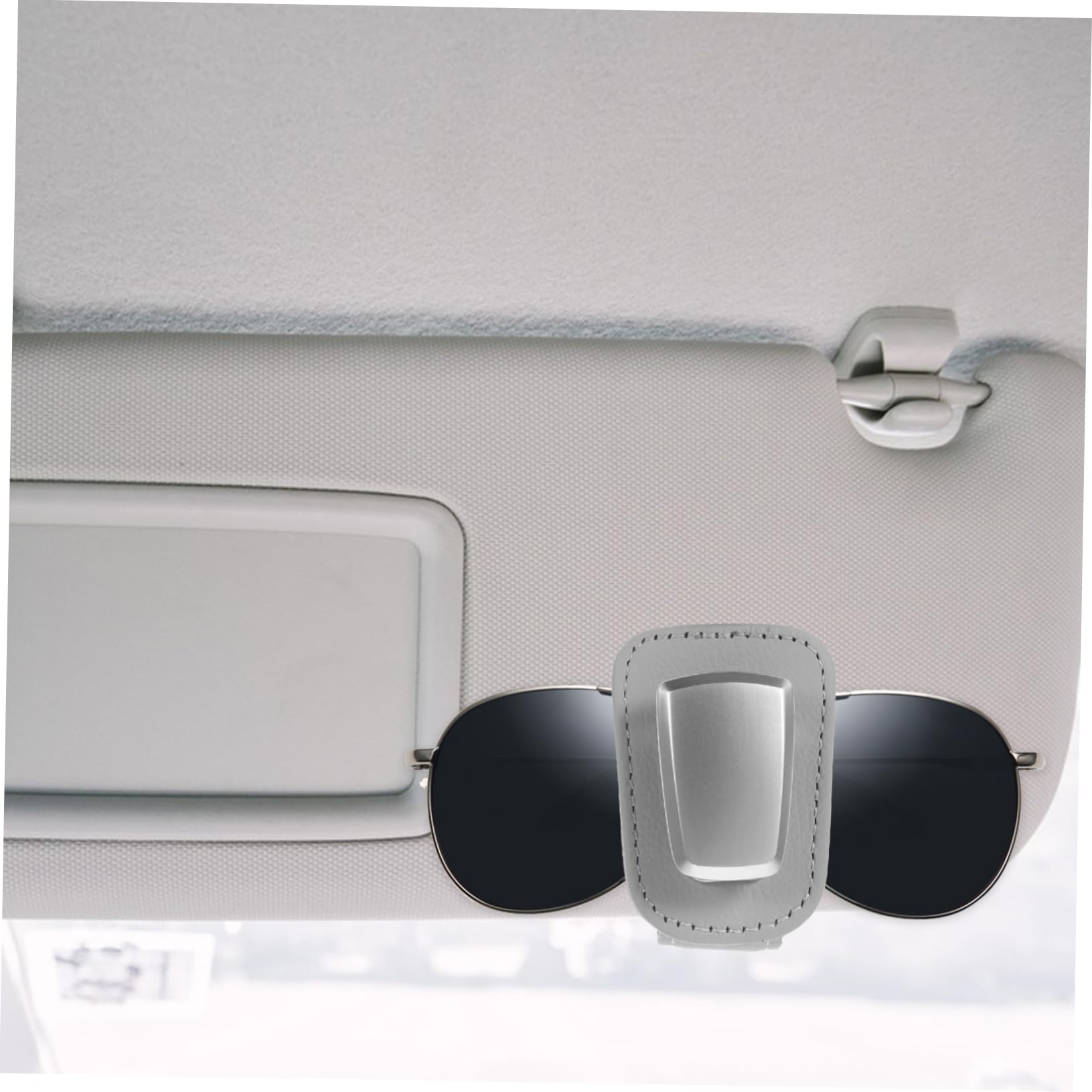 Gatuida 3piezas Soporte para Gafas De Coche Clip para Visera Organizador Duradero De Lentes y Tarjetas Protección contra Caídas y Arañazos Diseño Inteligente para Vehículos