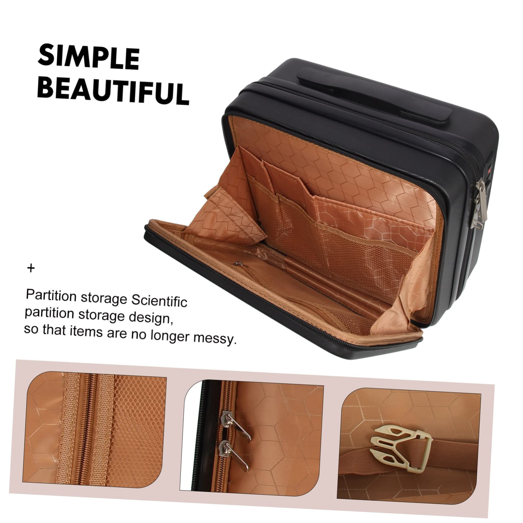 Baluue Kosmetikkoffer Reise-Koffer Für Damen Tragbarer Make-up Organizer Multifunktionale Schminktasche Für Reisen Fitnessstudio Und Camping