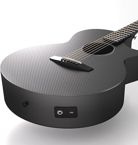 Miniatura 6 de Enya Guitarra eléctrica acústica de fibra de carbono X3 Pro Guitarra de viaje AcousticPlus de 41 pulgadas, paquete de guitarra de tamaño completo