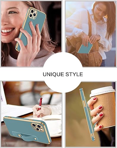 Miniatura 7 de VENINGO Funda para iPhone 11 Pro Max, funda protectora para iPhone 11 Pro Max, ajuste delgado, suave con pulsera ajustable, resistente a los