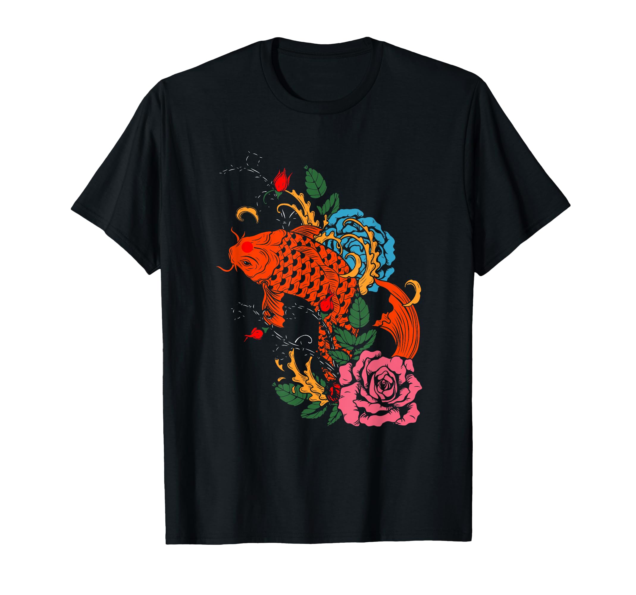 KOI Fish Cool Japanese Tattoo Jinli Japan Coi Carp Jinjang T-Shirt