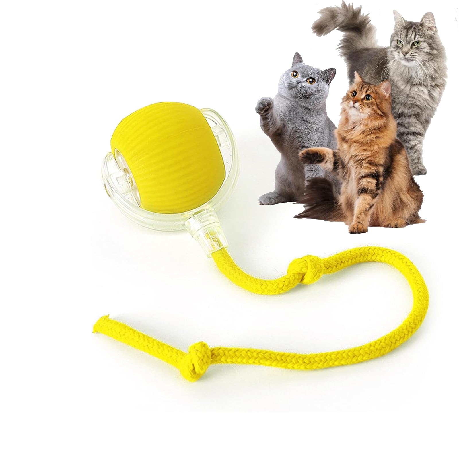 Photo 1 of Rocfish Interactive Cat Toy (Yellow)