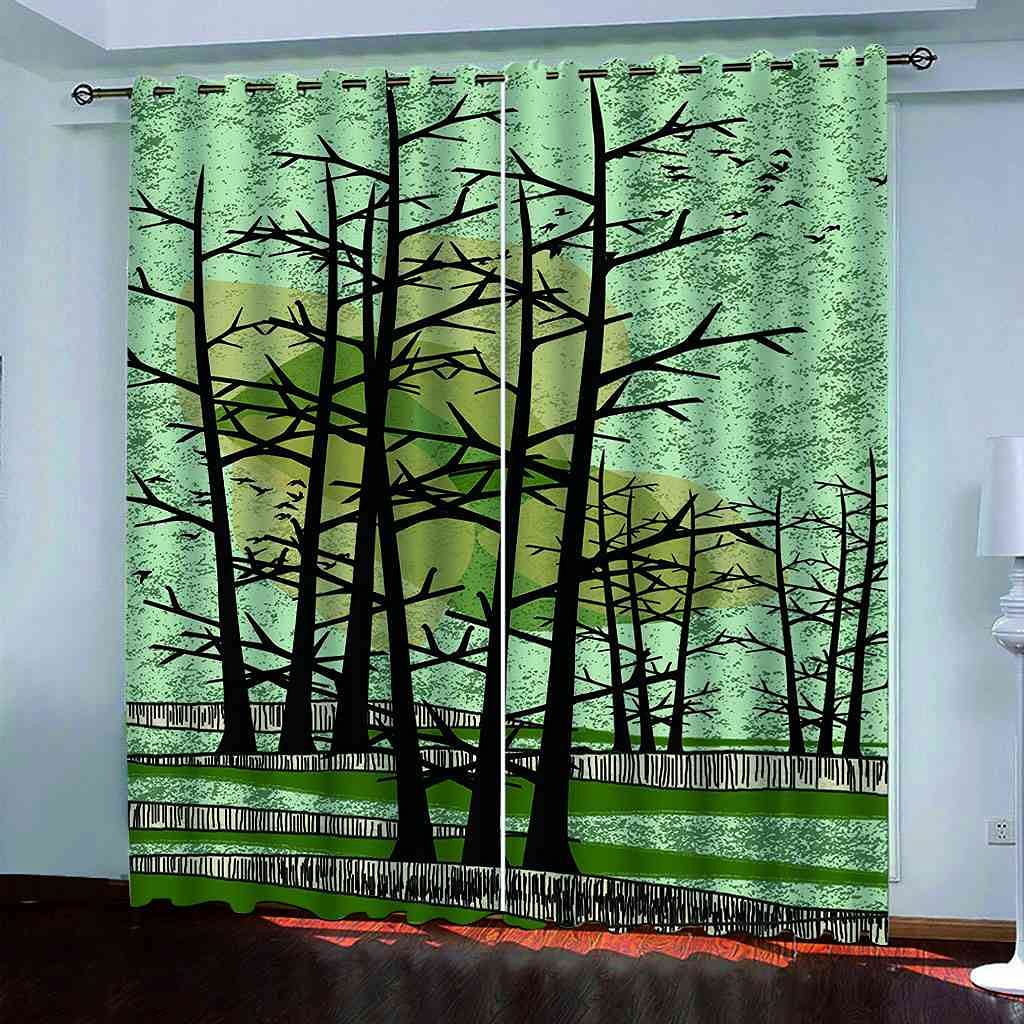 Rideaux occultants pour chambre enfant et salon au design 3D