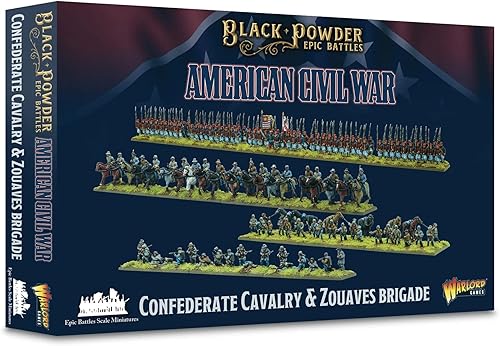Polvo negro Batallas Ă©picas Guerra Civil Americana CaballerĂa Confederada y Brigada Zouaves Militar Mesa Superior Wargaming Modelo de Plástico Kit Polvo negro Batallas Ă©picas Guerra Civil Americana CaballerĂa Confederada y Brigada Zouaves Militar Mesa Superior Wargaming Modelo de Plástico Kit