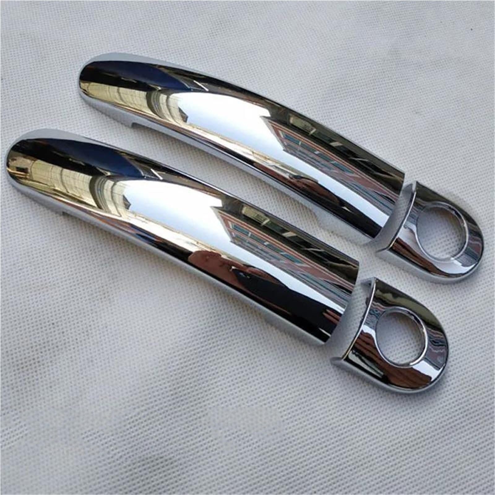 Hjkdsz Style 2 Car Door Protection For Tt 8J 8N For Mk1 For Mk2 Rs Accessories Car Door Handle Cover Trim Handles Covers Chrome(Style 2)