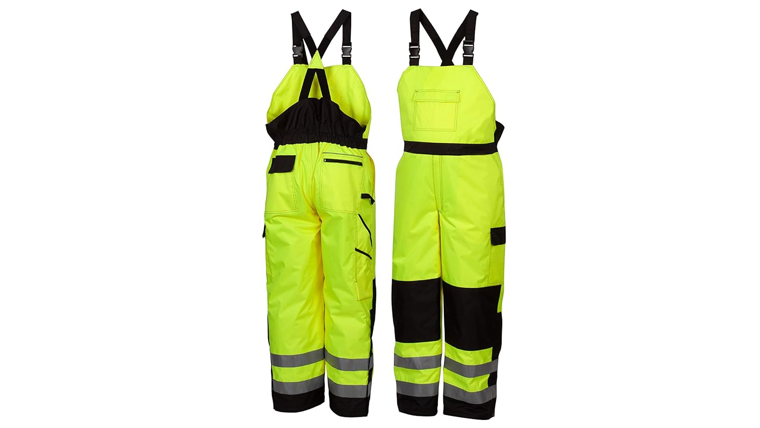 Pyramex RWB4610M RWB46 Series- Pants H-Vis Winter Bib Pants in Lime- Medium, green Pyramex RWB4610M RWB46 Series- Pants H-Vis Winter Bib Pants in Lime- Medium, green