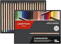 Lápis de Cor Caran d'Ache Luminance Portrait 20 Cores