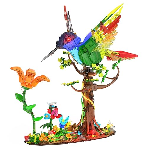 Hummingbird Building Blocks Set for Adults Boys Girls (1704 Piece),