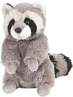 Wild Republic Cuddlekins Raccoon Plush Stuffed Animal - 8 Inch Realistic Soft Toy, Perfect Gifts for Kids Adventures