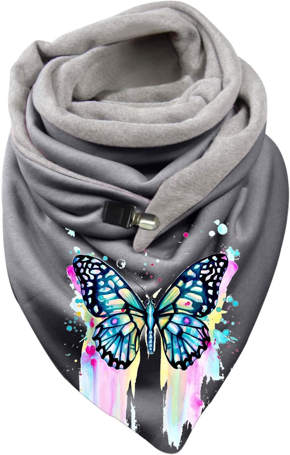 Sciarpa Stampa Animali Estiva Sciarpa Scialle Donna Lunga Estiva - Stampa Farfalle E Motivo Animale, Chiffon Viscosa, Multicolore Sciarpa Amazon - Foto 2