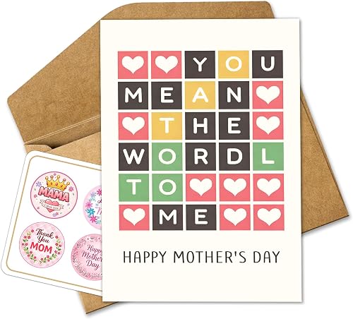 Podagree Heart Puzzle Funny Mothers Day Card for Mom - Hilarious Birthday Card f