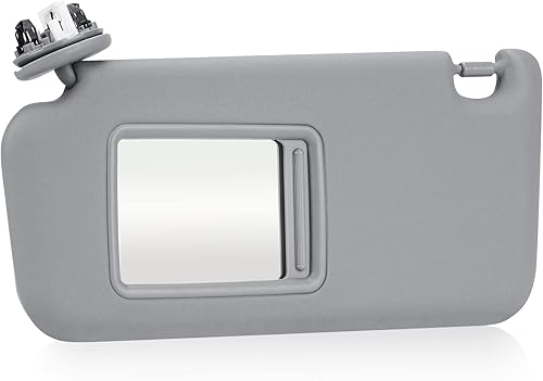 Reemplazo de visera parasol para lado izquierdo del conductor gris compatible con Toyota RAV4 2006-2013 Reemplazo 74320-42501-B2