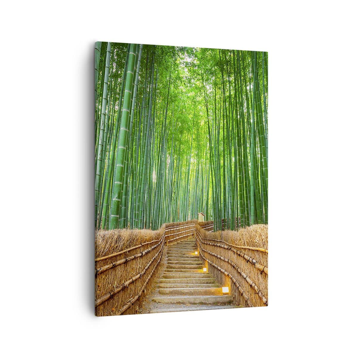 ARTTOR Bilder auf Leinwand 50x70 cm Wandbild Landschaften Wald - 3979