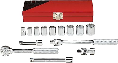 Wright Tool 335 38" Drive, 6 puntos estándar Socket Set (14 piezas)