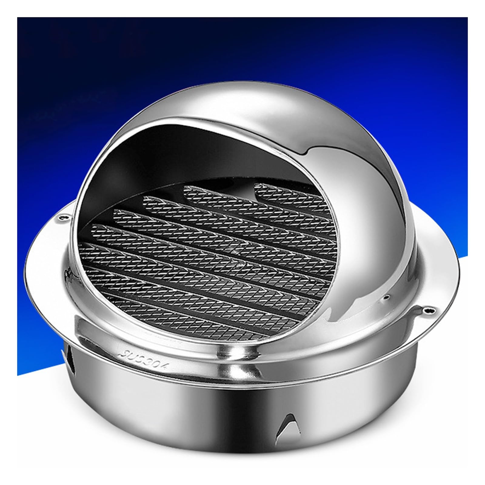 Salida de ventilación contra viento para extractor exterior doméstico
