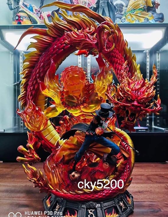 Amazon ワンピースフィギュア 炎の意志 エースを伝承者 サボ バージョンa 海外限定gk完成品 フィギュア ドール 通販