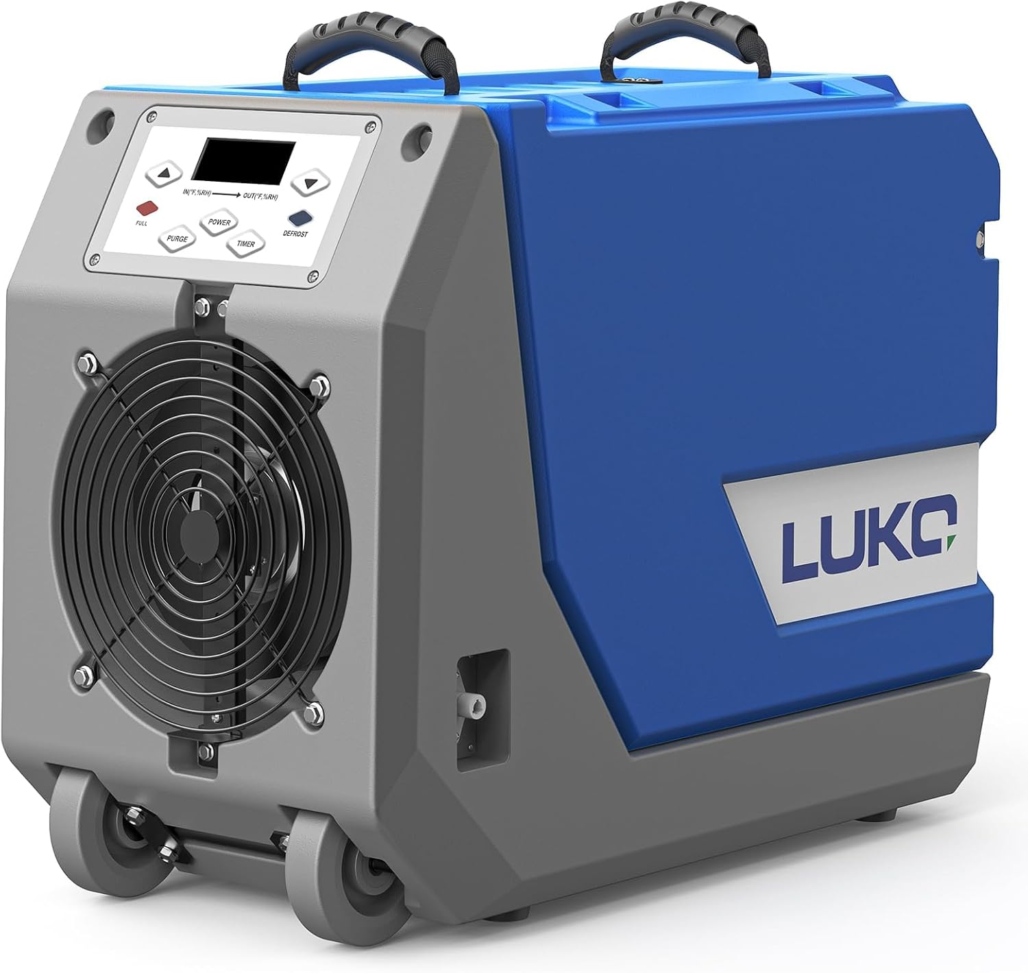 LUKO 180 PPD Commercial Dehumidifier with Pump, Crawl Space Dehumidifier with Co