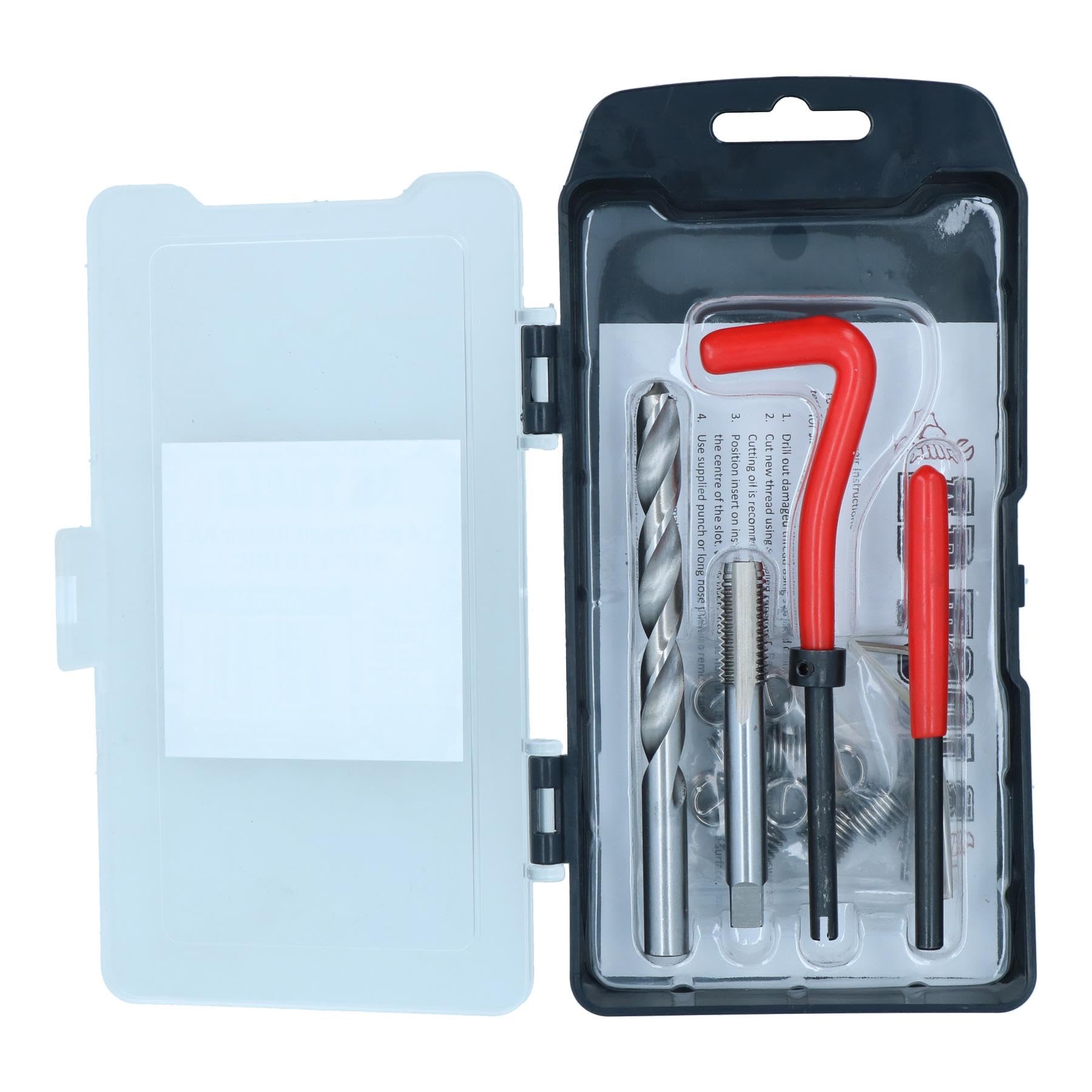AB Tools 3/8 Zoll x 16 UNC Imperial Gewinde Reparatursatz Helicoil Set für beschädigte Gewinde 14-teilig