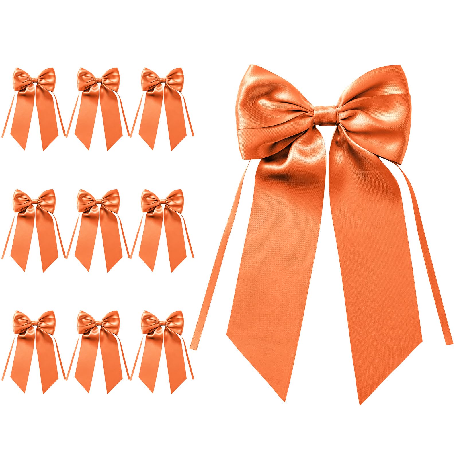 MORSUNBELA Schleifen Deko Hochzeit Geschenkschleifen Groß Girlande Schleife für Geschenk Geburtstag Weihnachten Adventskranz Weihnachtsbaum