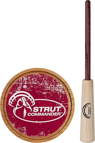 STRUT COMANDER Ole Scratch Slate Pavo Pot Llamada, imprescindible accesorio de caza, golpeador de caza de pavo y olla realista llamada de sonido