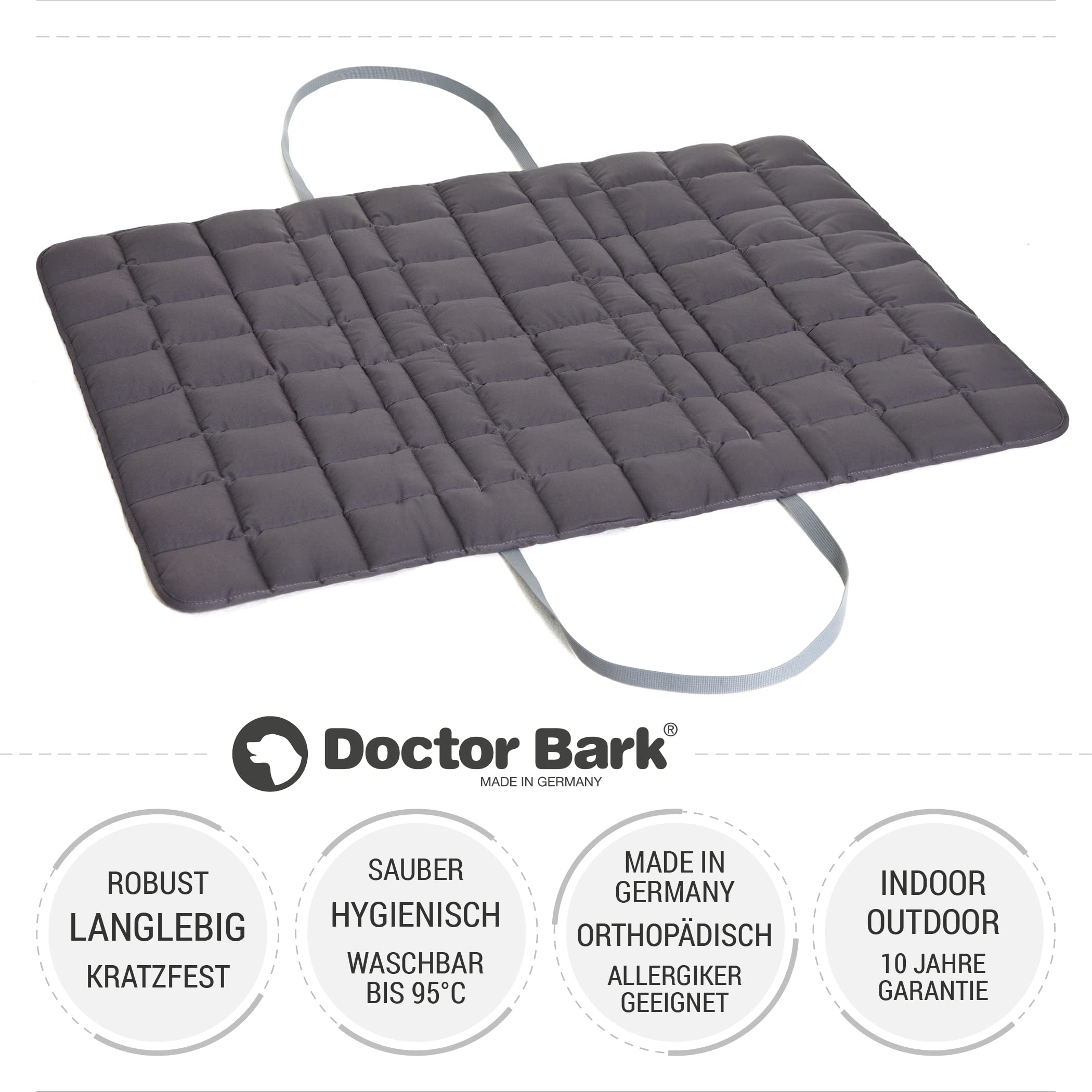 Doctor Bark Travel Bag für Hund und Besitzer, praktische Reisedecke, Allergiker geeignet - waschbar bei 95°C Größen erhältlich