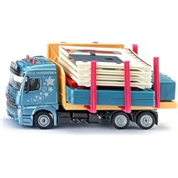 Paredes Prefabricadas Para Exterior siku 3562, Transportador de casas prefabricadas, 1:50, Metal/plástico, Multicolor, Incl. casa y hoja de adhesivos