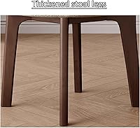 Vista 7 de JKGHK Dining Chairs, Wooden Room Chair with Back, Kitchen Chair with Removable Fabric Seat Cushion Cover, Farmhouse Kitchen Armless Side Chairs for