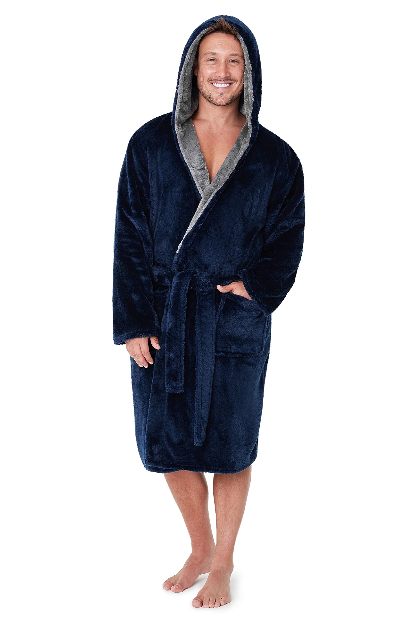CityComfort Vestaglia Uomo Invernale, Vestaglia da Notte in Pile Morbida e Calda