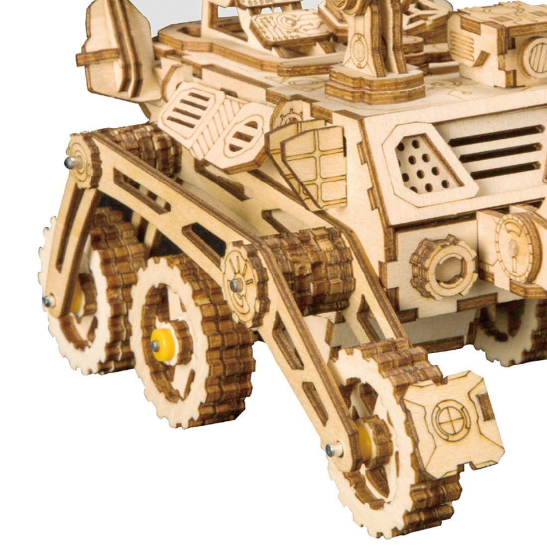 ROKR Wooden Model kits For Adult Build Your Own Robot Model Solar