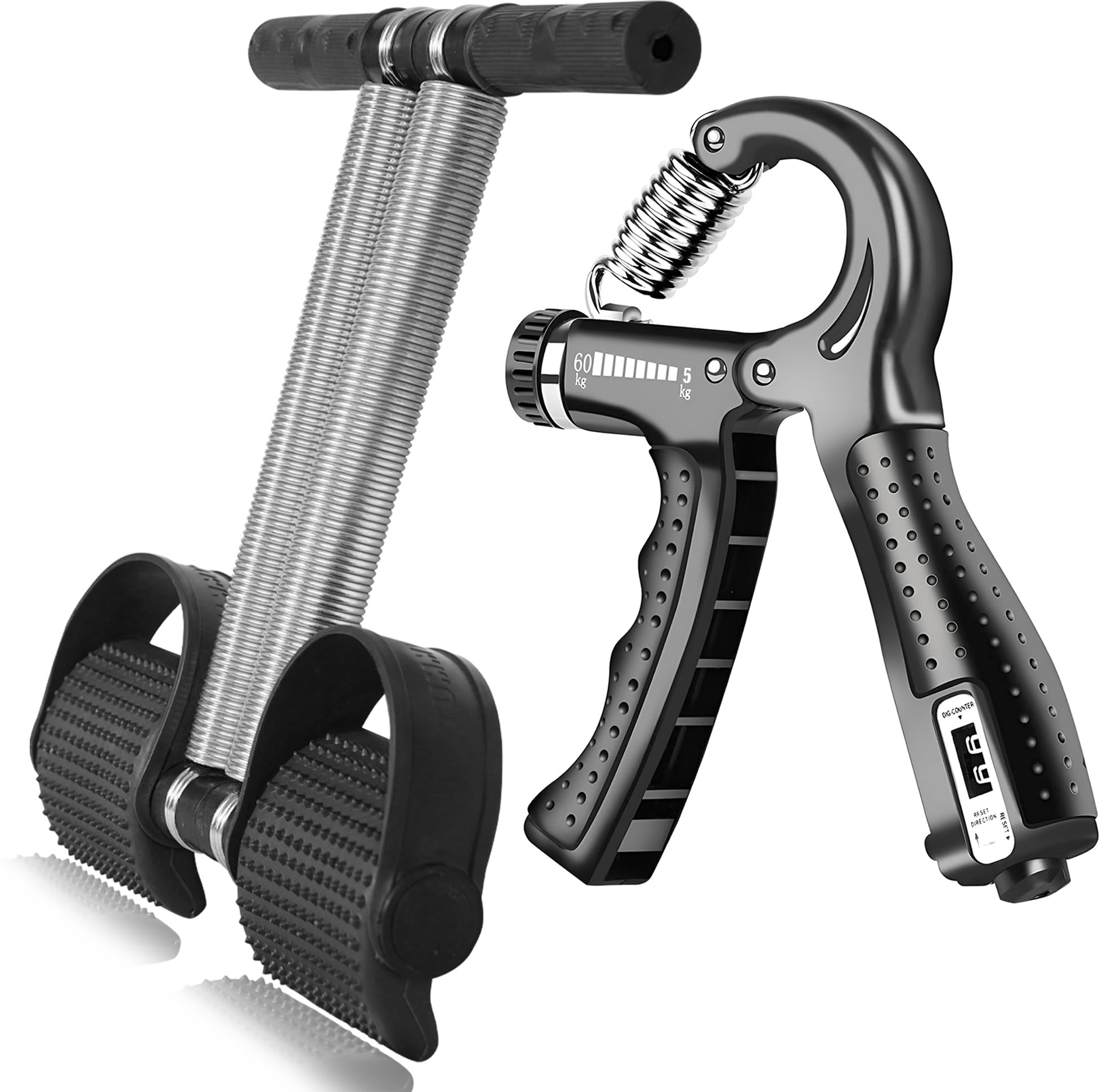 Quick Fit Fitness Combo Kit of Dual Spring Tummy Trimmer & Digital Counter Hand Gripper (B0DBDX4PXN) Amazon Price History, Amazon Price Tracker