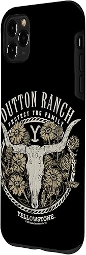 Vista 29 de Funda para iPhone 11 Yellowstone Dutton Ranch Steer Logo