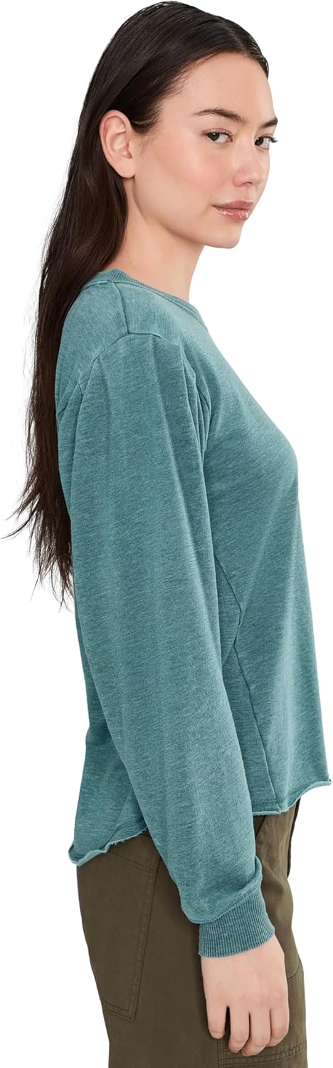 Mod-O-Doc womens Long Pleated Sleeves Sweatshirt - Image 3